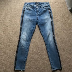 Lolita mid rise black stripe jeans